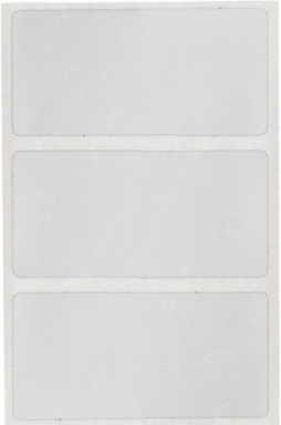 Gloss Metallized Polyester Labels, 1" H x 2" W