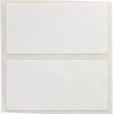 Removable Polypropylene Labels 1" H x 2" W, Roll of 1500 Labels