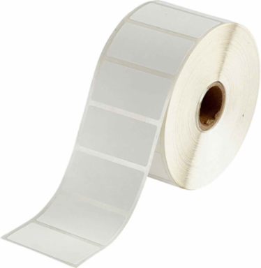 Removable Polypropylene Labels 1" H x 2" W, Roll of 1500 Labels