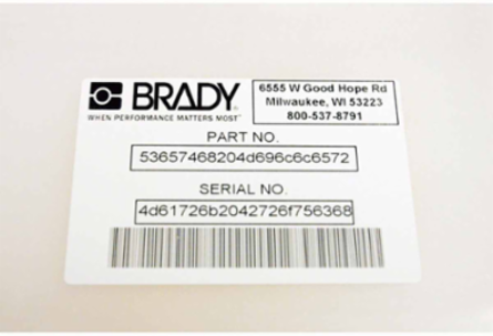 Permanent Polyester Labels 1 Inch x 2 Inch, Thermal Transfer Printable