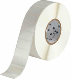 Repositionable Vinyl Cloth labels, 1" H x 2" W, Roll of 3000 Labels