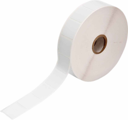 Polypropylene Laboratory Labels, 1 Inch x 1 Inch, 2000 Labels per Roll
