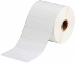 Glossy Polyester Labels, 1" H x 3" W, Roll of 1500 Labels, White