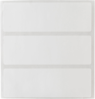 Glossy Polyester Labels, 1" H x 3" W, Roll of 3000 Labels, White