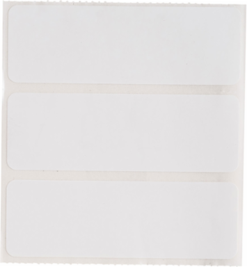 1 Inch x 3 Inch Paper Labels, Roll of 1500, Permanent Rubber Adhesive