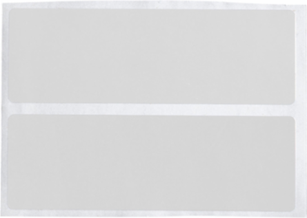 Glossy Clear Polyester Labels 1 Inch x 3 Inch, Thermal Transfer, 1500 per Roll