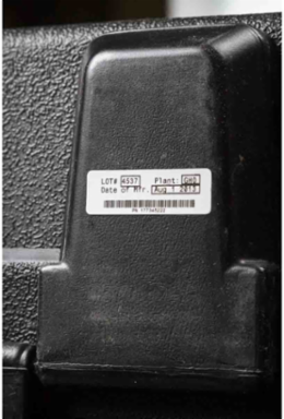 Metallic Polyester Labels, 1" H x 3" W, Roll of 3000 Labels, Light Gray