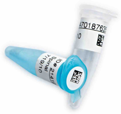 FreezerBondz Polyester Laboratory Labels, 0.375" H x 1" W, White, Roll of 3000 Labels, Vial/Tube Size 8 ml