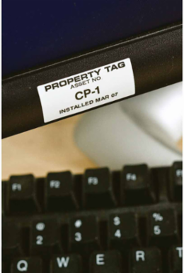 Matte Polypropylene Labels, 2" H x 3" W, Roll of 1000 Labels, White