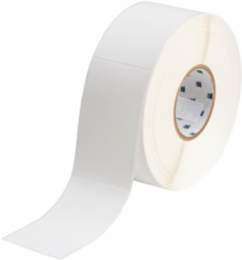 Glossy Polyester Labels, 5" H x 3" W, Roll of 1000 Labels, White