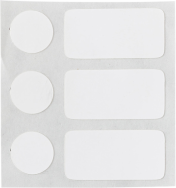 Polypropylene Laboratory Labels, 1" H x 0.375" W, Roll of 2000 Labels
