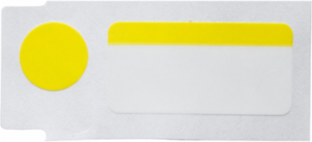 B-494 Color Polyester Labels 0.5 in H x 1 in W, Chemical Resistant, 3000/Roll