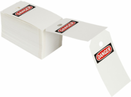 THT Printable Tags, 5.75" H x 3.00" W, Polyester, White