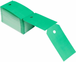 THT Printable Tags, 5.75" H x 3" W, Polyester, Green