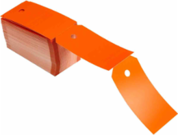 THT Printable Tags, 5.75" H x 3" W, Polyester, Orange