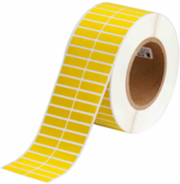 Flame Retardant Wire Wraps, 0.375" H x 1.25" W, Roll of 10000 Labels, Yellow
