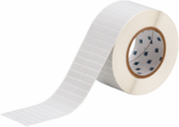 Flame Retardant Wire Wraps, 0.375" H x 1.25" W, Roll of 10000 Labels, White