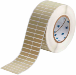 Amber Polyimide Labels, 0.375 Inch H x 1.25 Inch W, Roll of 10000, Heat Resistant
