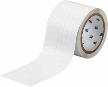 Polyimide Labels, 0.375 Inch H x 0.375 Inch W, Roll of 10000, Static Dissipative