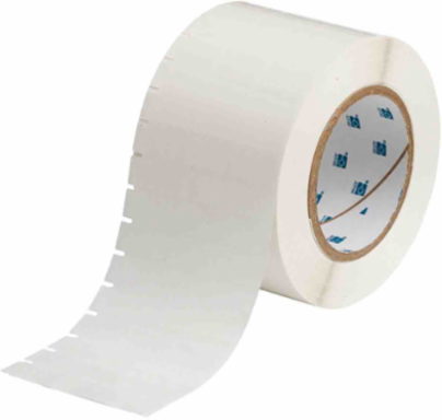 Glossy Clear Polyester Labels, 0.5" H x 1" W, Roll of 10000 Labels, Clear