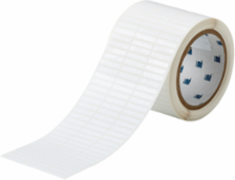 Glossy Polyester Labels, 0.187" H x 1" W, 10000 Labels, White