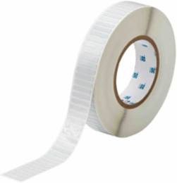 Matte Polyimide Labels, 0.187" H x 1" W, Roll of 10000 Labels, White