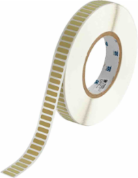Amber Polyimide Labels 0.2 Inch x 0.65 Inch, Roll of 10000 Labels, Heat Resistant