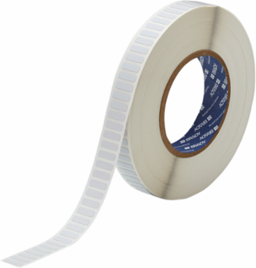 THT Labels Polyimide 0.2 in H x 0.65 in W White Roll of 10000 Labels