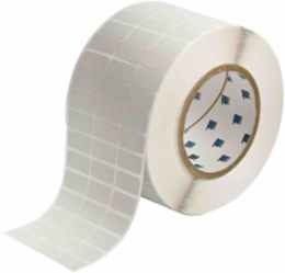 Gloss Metallized Polyester Labels, 0.5" H x 1" W, Roll of 10000 Labels, Silver