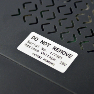 Metallized Polyester Labels, 0.5 Inch H x 1 Inch W, 5000 Count