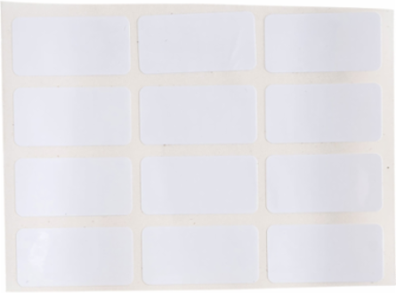 VOID Indicating labels, 0.5" H x 1" W, Roll of 10000 Labels, White