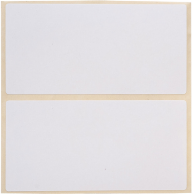 Paper Labels, 2" H x 4" W, Roll of 1000 Labels, White