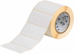 Paper Labels, 2" H x 4" W, Roll of 1000 Labels, White