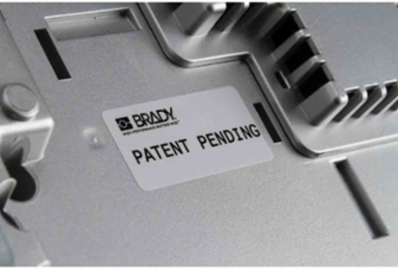 Gloss Metallized Polyester Labels, 2" H x 4" W