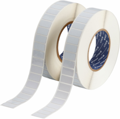THT Labels Polyimide 0.5 in H x 1.0 in W White Pack of 2 Rolls