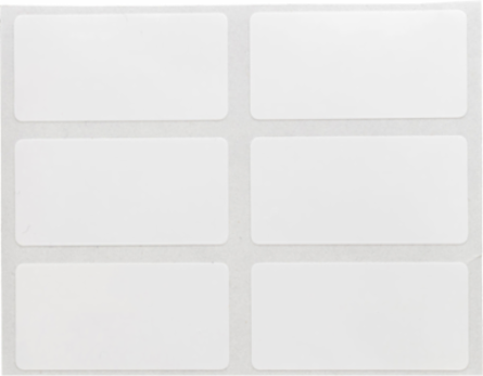 VOID Indicating labels, 0.75" H x 1.5" W, Roll of 10000 Labels, White