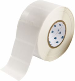 Self-laminating Vinyl Labels, 3.187 in H x 1.9 in W Clear/White Roll of 1500