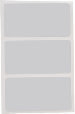VOID Indicating Metallized Polyester labels, 1.25" H x 2.75" W, 3000 Labels
