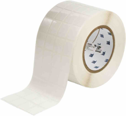 Repositionable Vinyl Cloth labels, 0.937" H x 0.75" W, Roll of 5000 Labels