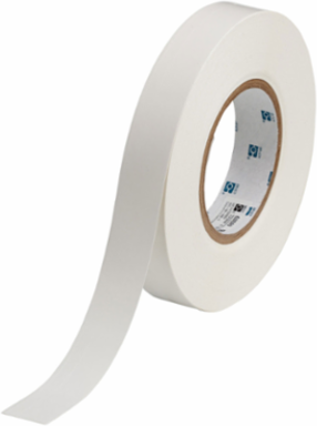 Repositionable Vinyl Cloth labels, 0.24" W x 165' L, Roll of 165'