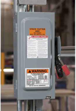 Pre-Printed WARNING Polyester Labels, White, 4" H x 6" W
