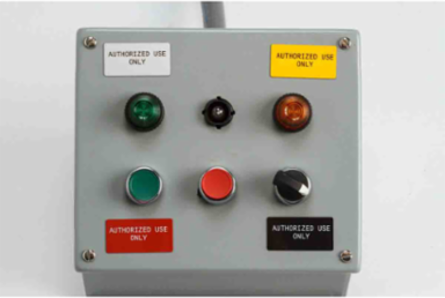 Foam Backed Raised Panel Labels, 1" H x 2" W, Red, Roll of 250 Labels