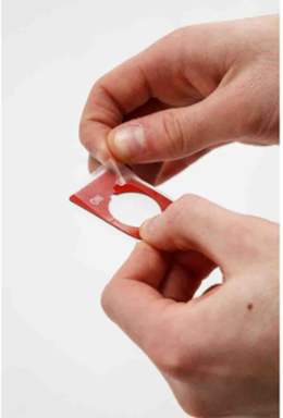 Clear Overlaminate For Labels, 1.5" H x 1.2" W, Clear, 1000 Labels,