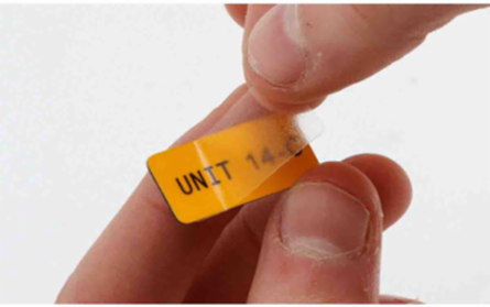 Clear Polyester Overlaminate Labels, 0.49" H x 1.6" W, 1000 Labels