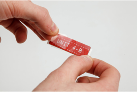 Clear Polyester Overlaminate Labels, 0.59" H x 1.77" W, 1000 Labels