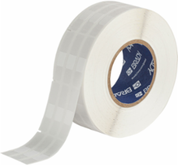 Rotating Vinyl Wire Labels 1.75 in H x 0.5 in W Vinyl White/Translucent 3000 /RL
