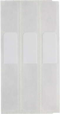 Rotating Vinyl Wire Labels 2.75 in H x 0.5 in W Vinyl White/Translucent 3000 /RL