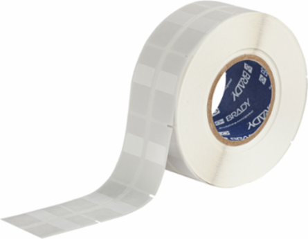 Rotating Vinyl Wire Labels 1.75 in H x 1 in W Vinyl White/Translucent 2500 /RL
