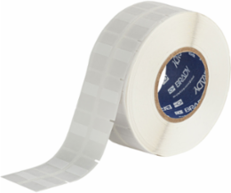 Rotating Vinyl Wire Labels 1.2 in H x 1 in W Vinyl White/Translucent 3500 /RL