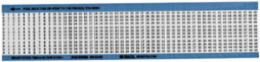 Miniature Wire Marker Cards - Low-Profile Vinyl-Coated Polyester, Legend 0 to 49